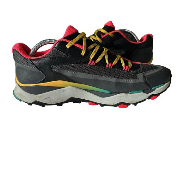 The North Face Vectiv Hiking Trail Shoes Men's Size 12.5 Grey/Coral/Teal - Picture 2 of 7